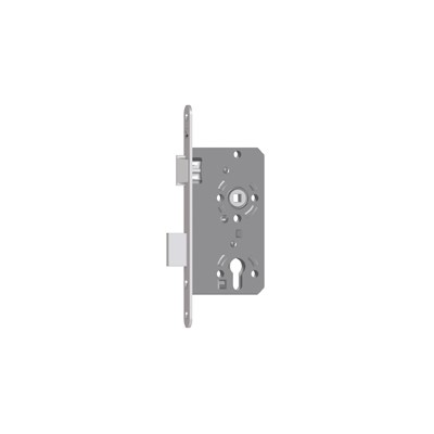 Ammon yellow red mortise lock 55 backset 20 forend PZW 72 8mm nut ls silverf class 2