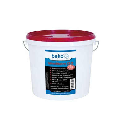 Beko klej biały D3 wiaderko 5kg
