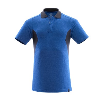 MASCOT® ACCELERATE Polo-Shirt azurblau/schwarzblau - Gr. 2XL ONE