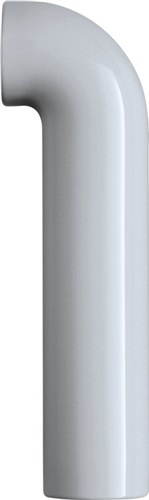 Hausnummer Ziffer 1 Spezial-Polyamid 99 reinweiß 165mm D.33mm HEWI
