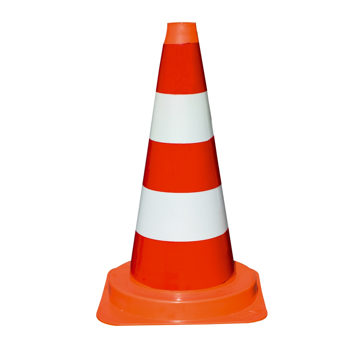 Schake traffic cone red/white 500mm daylight-illuminated