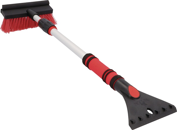 Nigrin ice scraper with whisk 2in1 60cm