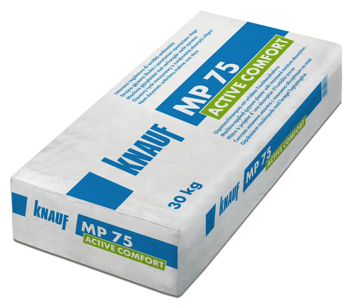 Knauf MP 75 ActiveComfort 30kg Gypsum plaster with increased moisture absorption