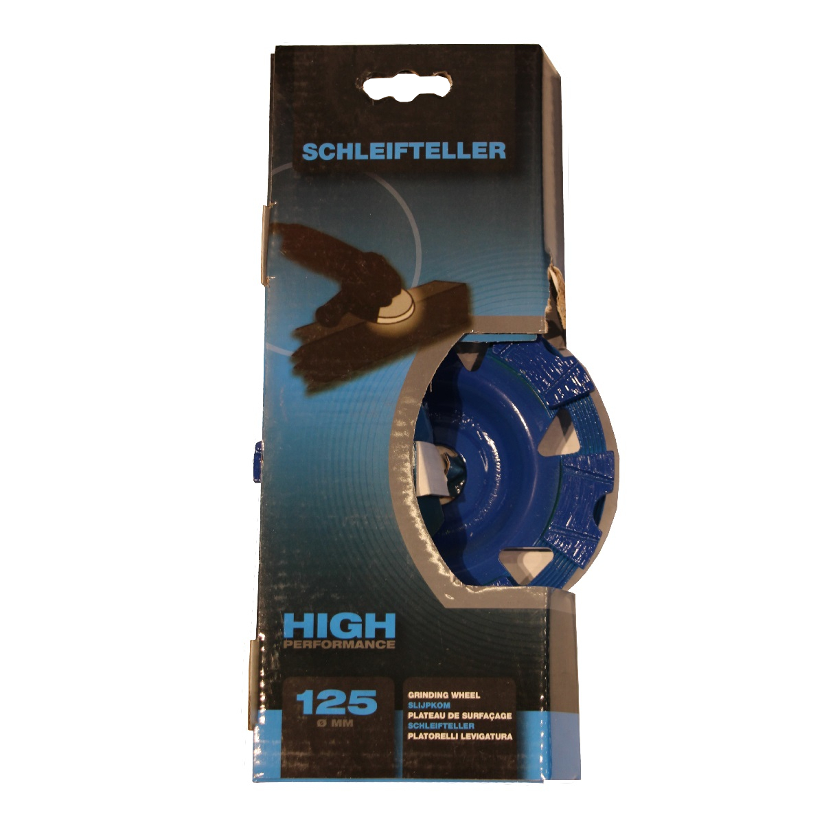 Nozar slide cup wheel D125 Butterfly 6 seg. premium height 22mm