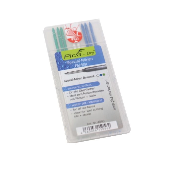 Pica-Dry replacement refills water jet refill 3xblue 2xwhite 3xgreen