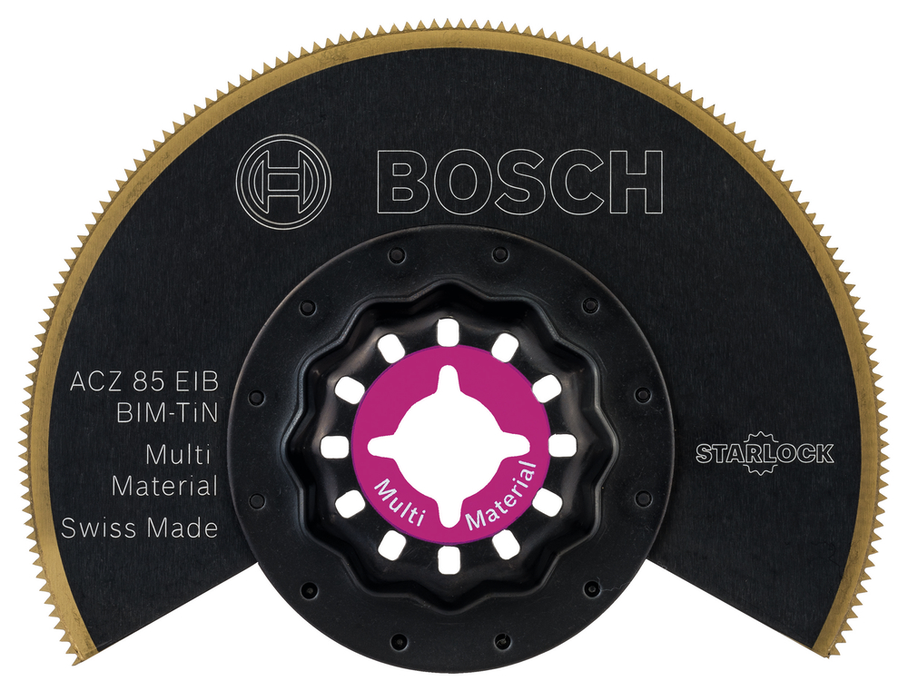Bosch BIM-TiN segmental saw blade Multi Material flat ACI 85 EB