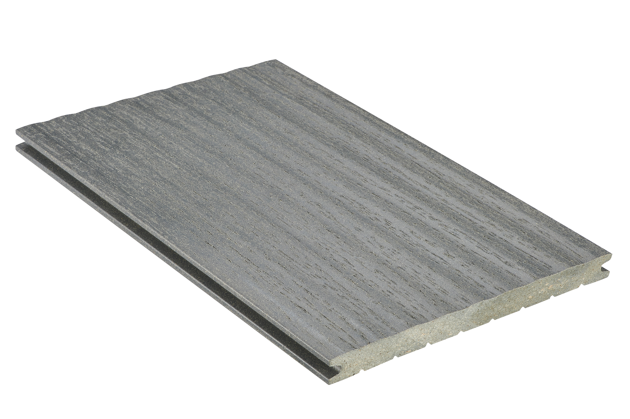 NIF WPC-Diele Rationelle select Massiv 21x244x3000 grau