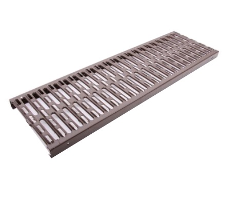 LEH PB Safety grating 250x800mm dark brown