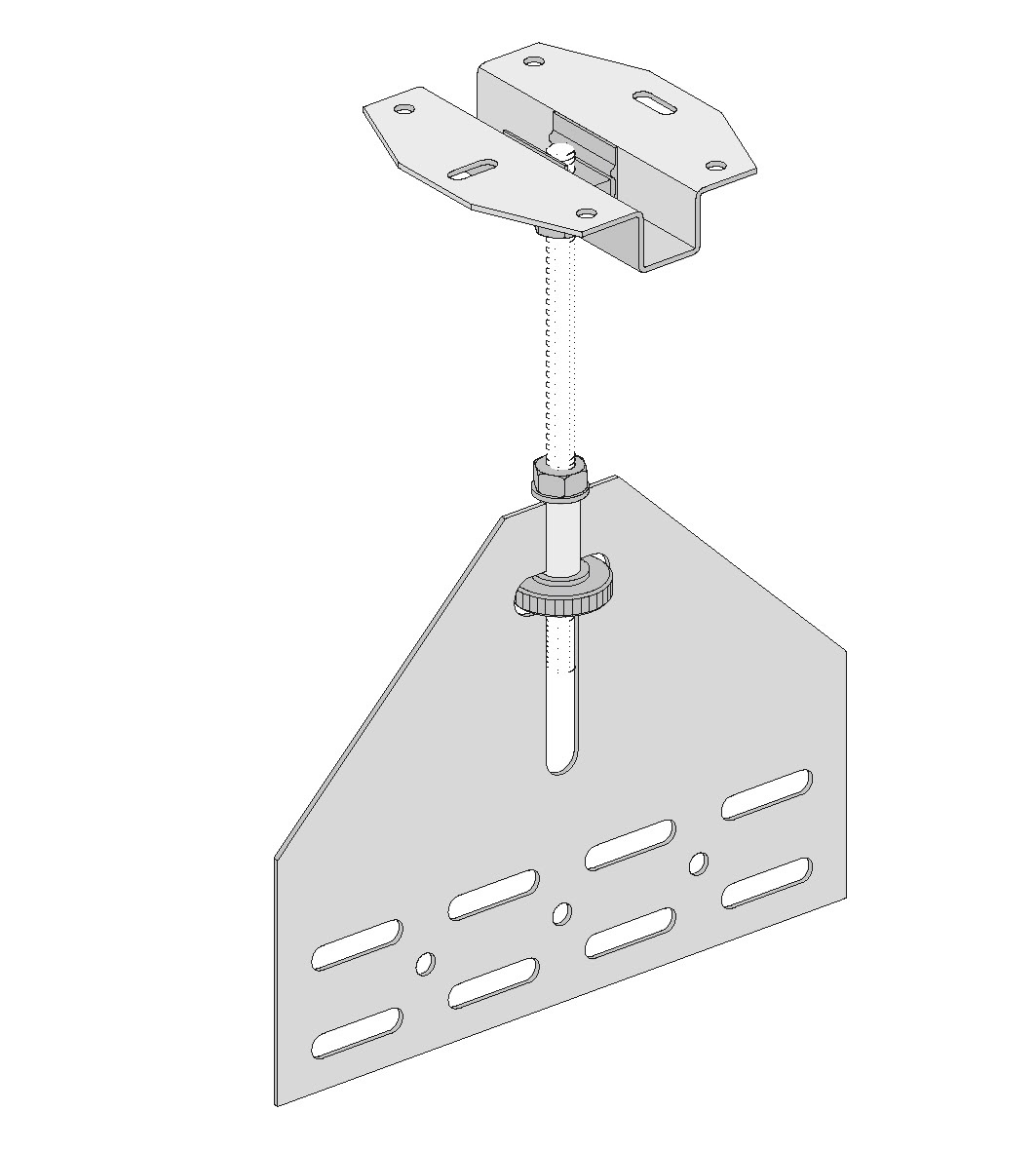 Knauf UA centre suspension lower section 197mm