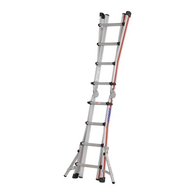 Hymer telescopic ladder 4x5 rungs, length folded 2.90m / extended 5.14m