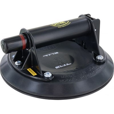 Triuso suction lifter w. pump up to 57kg w. case Wood's Power-Grip