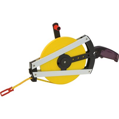 Triuso frame tape measure glass fibre 50m light metal frame