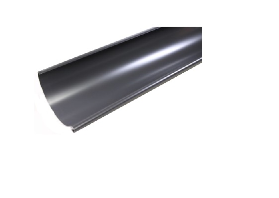 PREFA gutter 0.7mm 5mtr D 250mm large bead anthracite