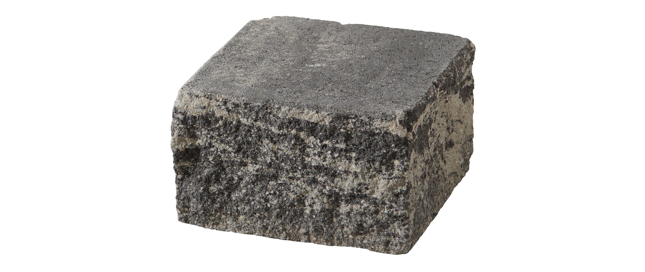 Half shelf unit Vermont 25x25x15cm nero bianco. burnt. aged