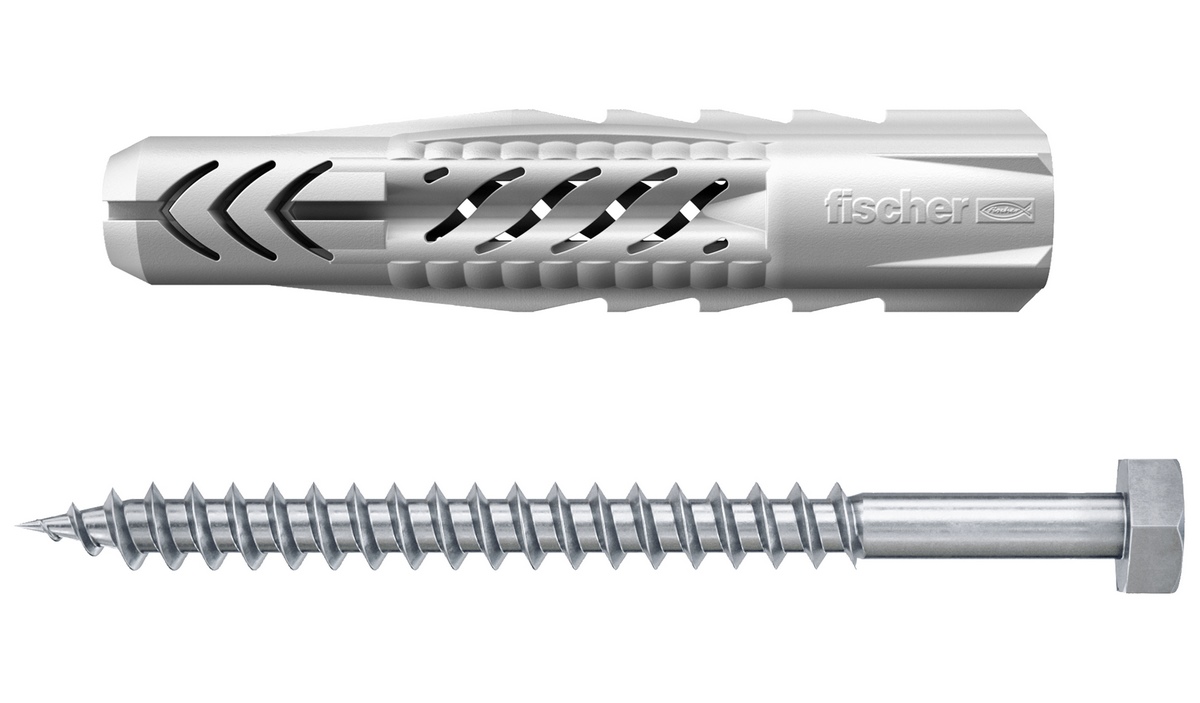 Wtyczka uniwersalna Fischer UX 12x70 S K (2 sztuki)