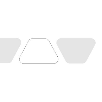 Schlüter-RONDEC-PRO 2.5m decor profile brilliant white H=6mm