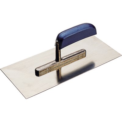 Triuso Glättekelle ungezahnt 28x13cm Edelstahl rostfrei