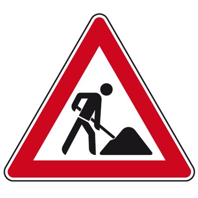 Traffic sign - Workstation SL 900 2mm flat RA 1 - Z0123006S21