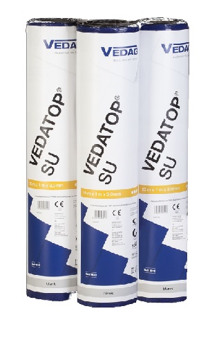 VEDATOP SU 7.5m x 1.0m x 3.0mm Cold self-adhesive elastomer bitumen membrane