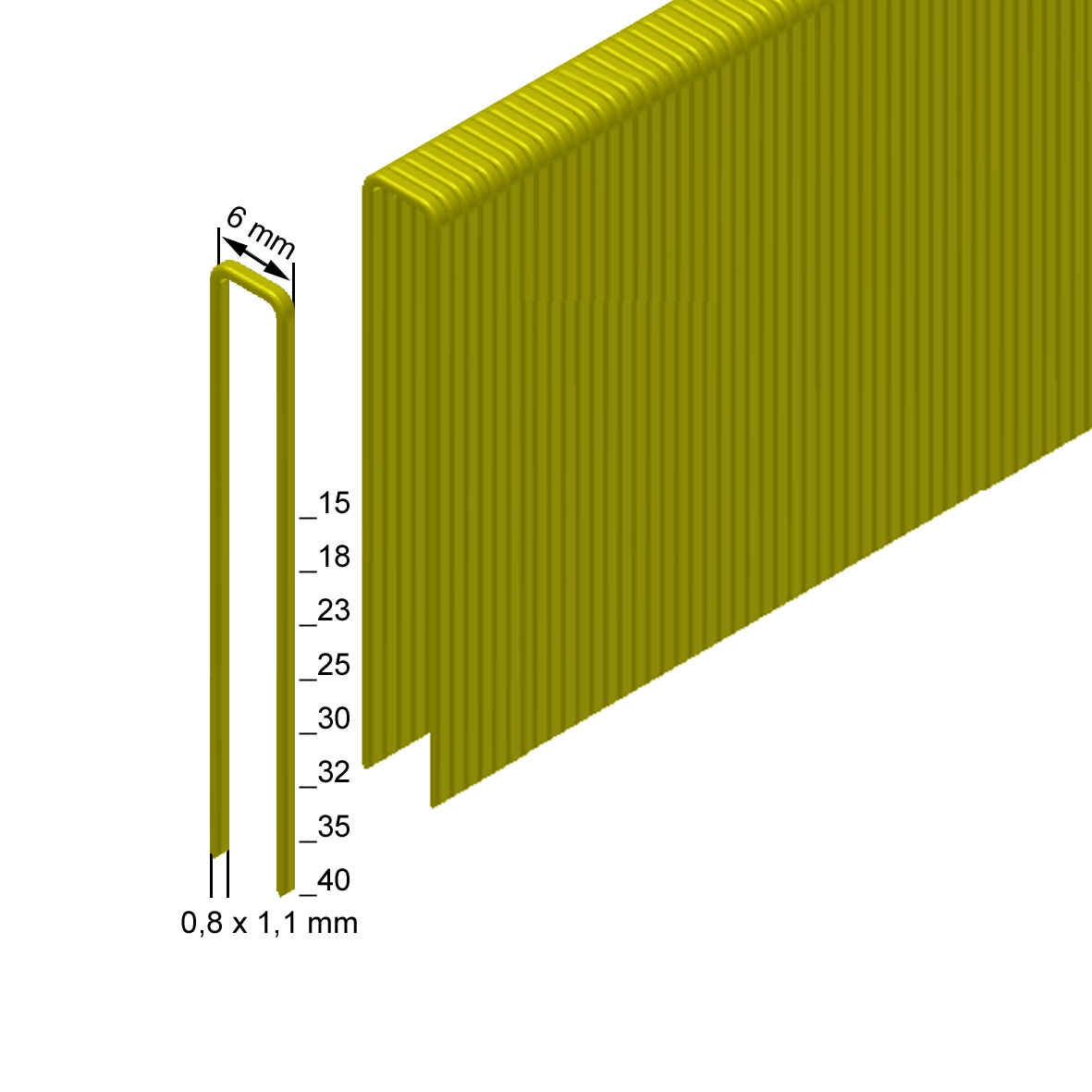 Prebena Heftklammern ES26CNKHA 5200 Stück/Pack
