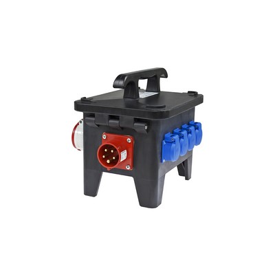Schwabe M1 Mobilny rozdzielacz mocy CEE 400 V 16 A 11 kW czarny