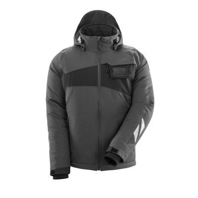 Kurtka zimowa MASCOT® z podszewką CLIMASCOT® ciemny antracyt/czarny rozmiar L