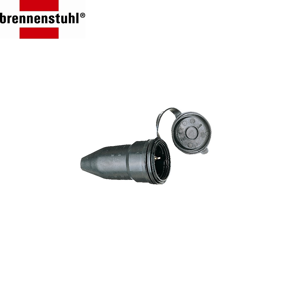 BS Schutzkontakt-Gummikupplung 230 V/16A IP 44