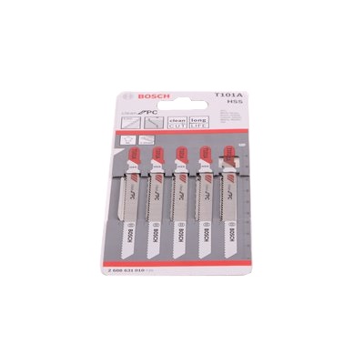 Bosch jigsaw blade for acrylic T 101 A HSS 5-pack