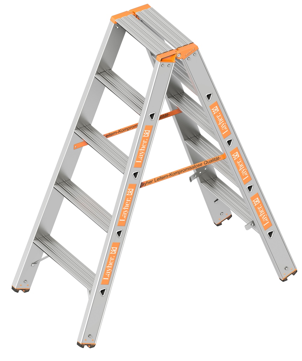 Layher TOPIC 1043 Drabina 2x5 stopni długość 1,25m - 1043.005