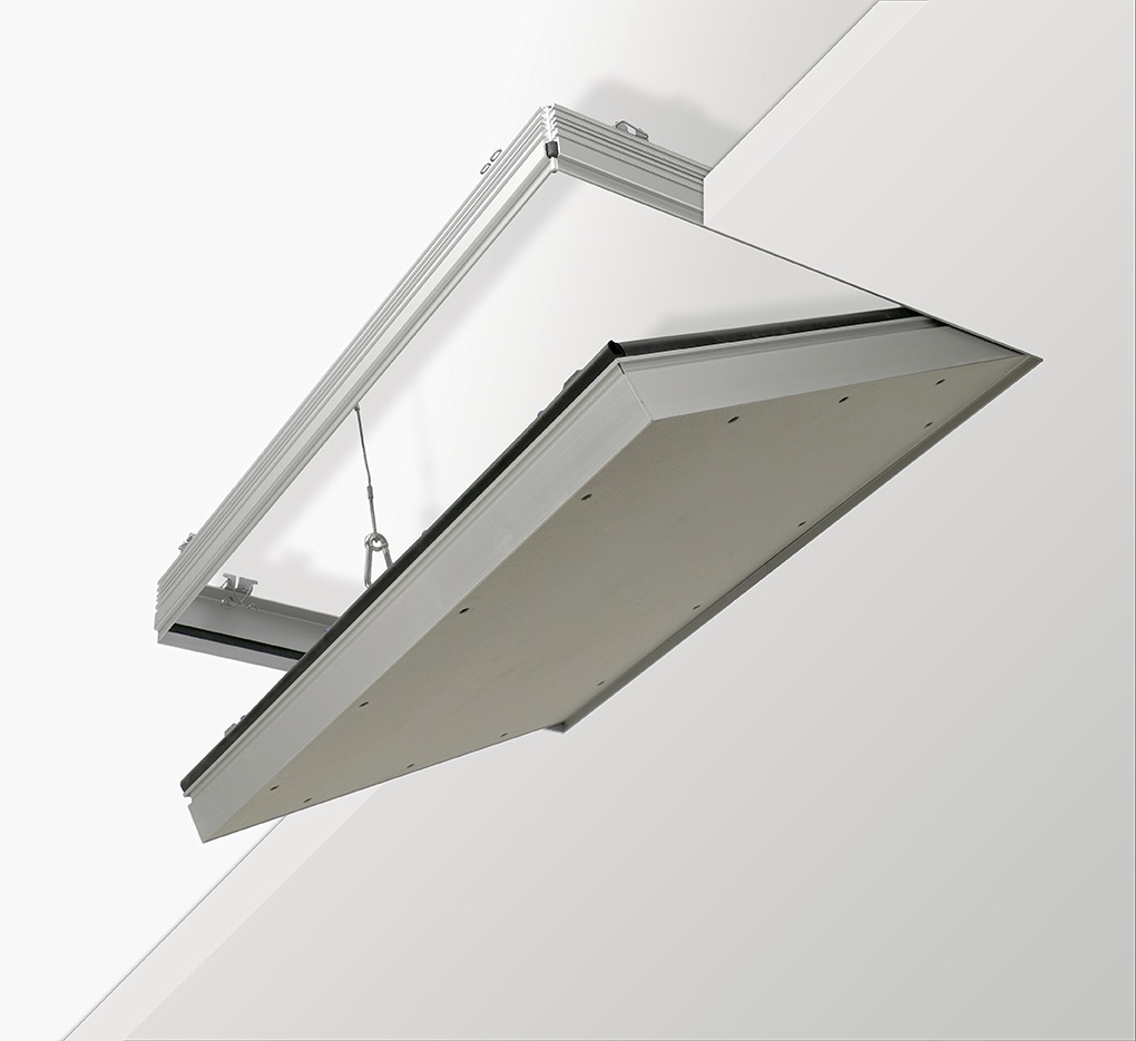 Knauf System K219 BS90 aluminium inspection panel 416x636mm - 2x20mm Fireboard