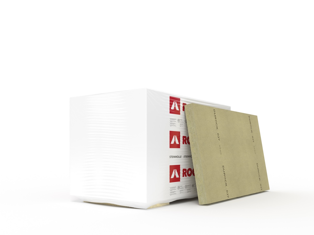Rockwool Durock 038 roof insulation board 1000x600x80mm