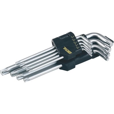 Triuso Torx hex key L-wrench set 9-piece T10-T50 Premium